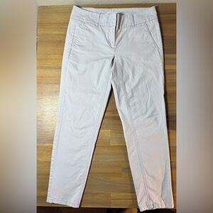 LOFT Women's Light Blue Tapered Leg Chinos. Size 2. Mid-rise.